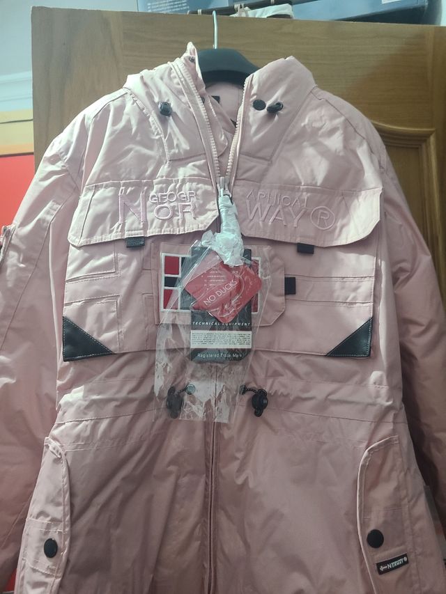 Chaqueton mujer plumas