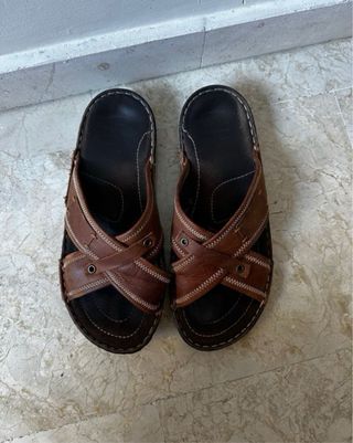 Sandalias boho caballero piel t. 43 georges rech