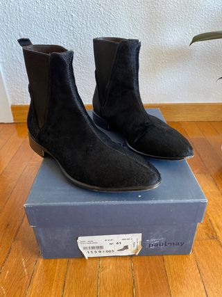 Botin chelsea piel potro