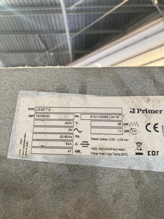 LAVADORA PRIMER 60 KILOS