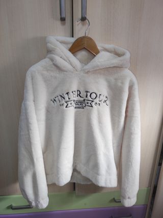 Abrigo de pelos beige