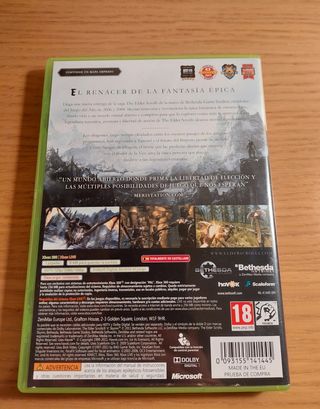 The Elder Scrolls V Skyrim Xbox 360