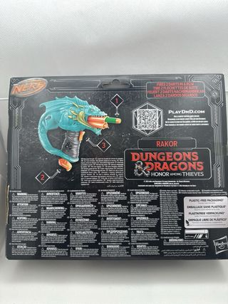 Nerf NER Dungeons y  Dragons RAKOR Blaster