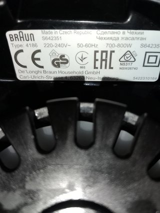 Licuadora Braun 4186 de 800w