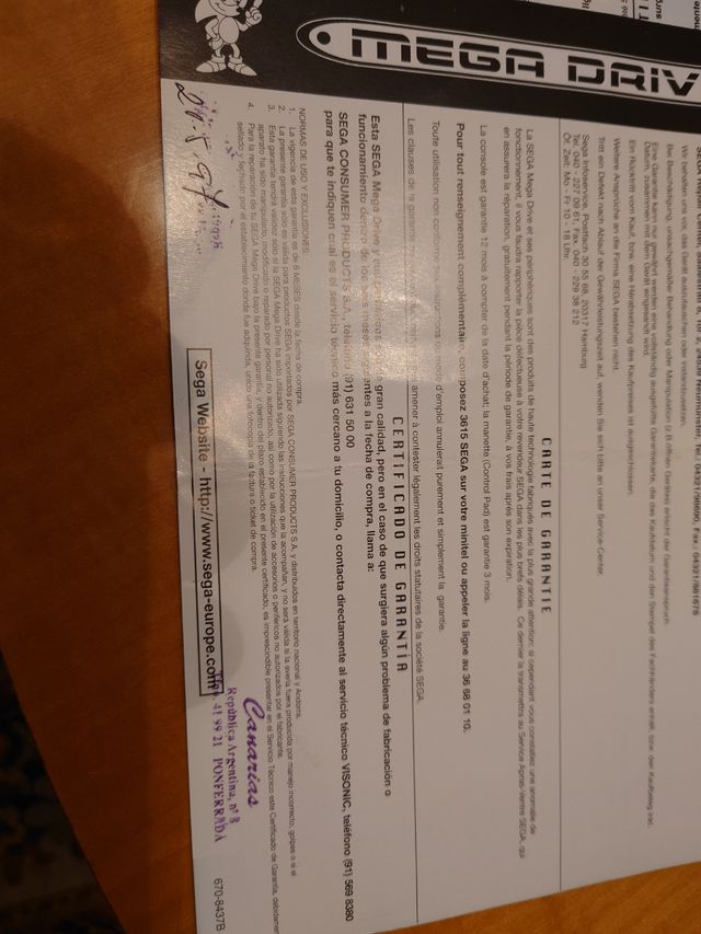 Sega Megadrive completa