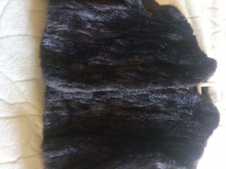 Abrigo piel sintético visón