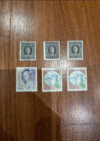 Marca da bollo e francobolli