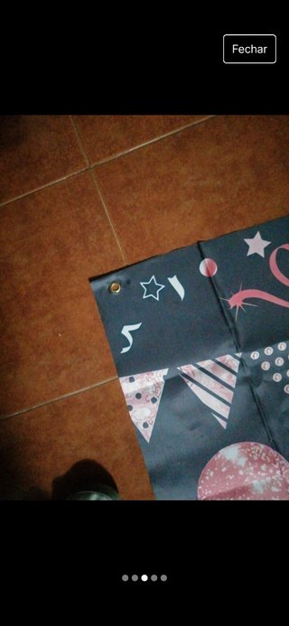 Pano decorativo180*112 happybirthday 14anos,novo.