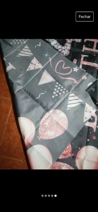 Pano decorativo180*112 happybirthday 14anos,novo.