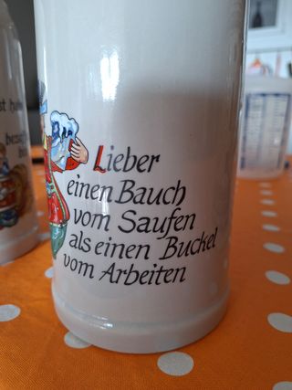 2 boccali da 1 litro