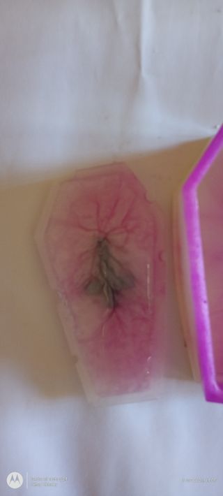 Joyero en forma de ataúd