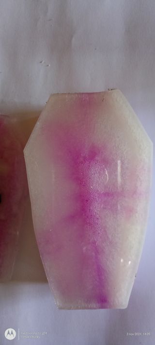 Joyero en forma de ataúd