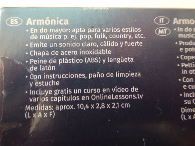 Armónica Blues y otros. Nueva