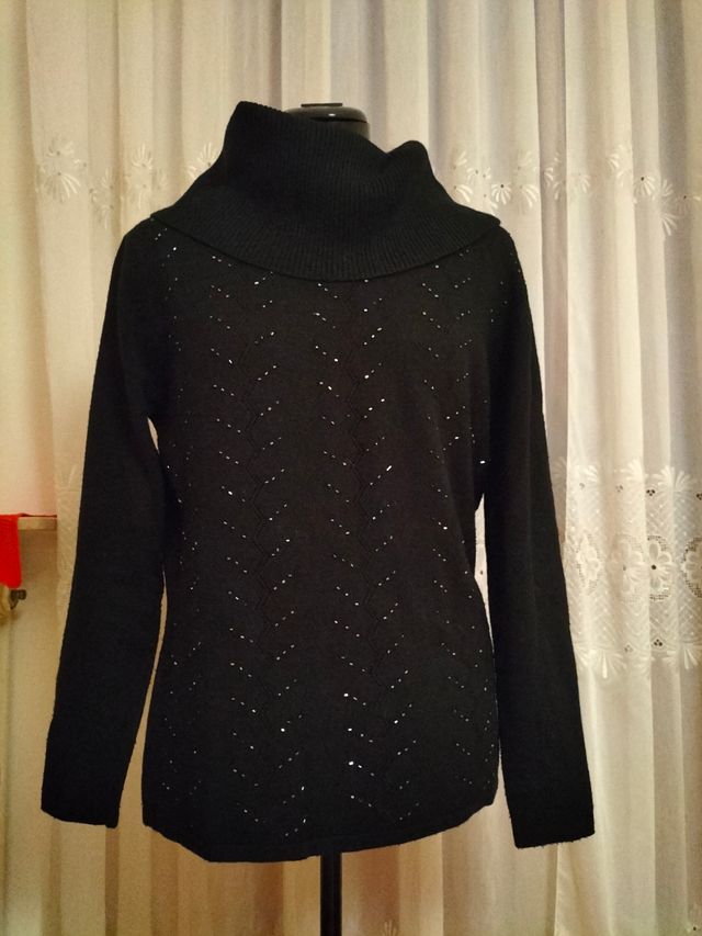 Maglione con perline 