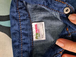 Set jeans, maglietta e camicia di jeans