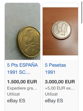 Monedas PTAS