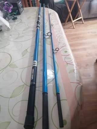 Caña de pesca con carrete
