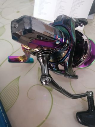 Caña de pesca con carrete