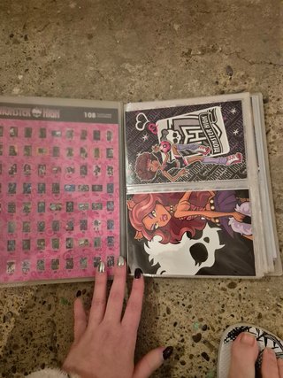 Álbum photocard monster high