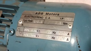 Motore elettrico trifase ABB M3VRS63B-4