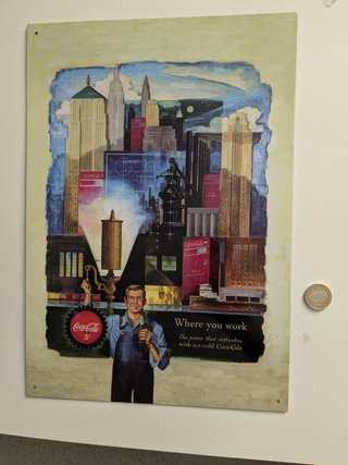 Carteles metálicos Coca-Cola
