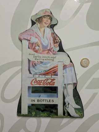 Carteles metálicos Coca-Cola