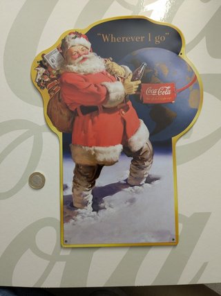 Carteles metálicos Coca-Cola