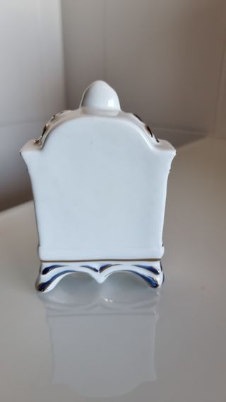 2 taças antigas estilo inglês + relógio