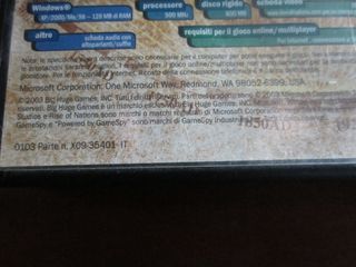 Gioco pc Rise of Nations Microsoft game Studios