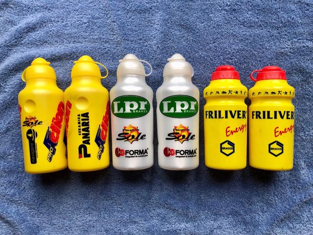 Lotto 6 borracce ciclismo vintage (n°6)