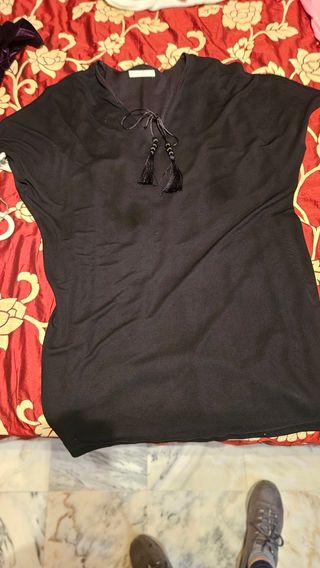 Vestido negro Mango talla L