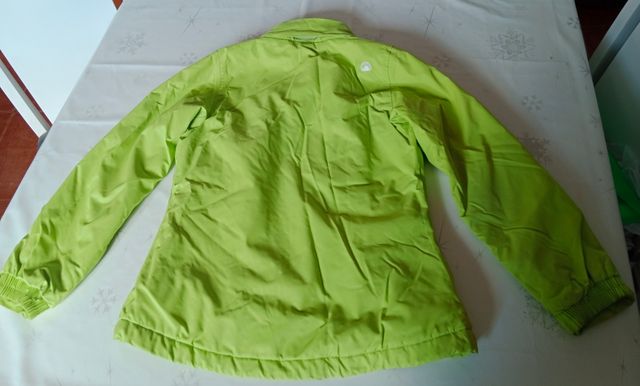 Anorak verde flúor 7 - 8 años