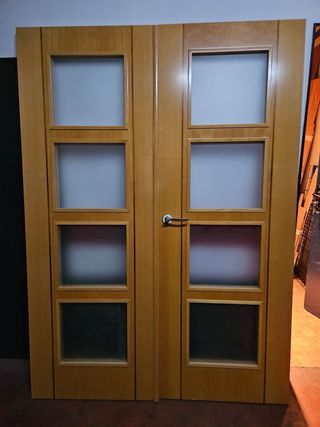 Puerta doble de salon