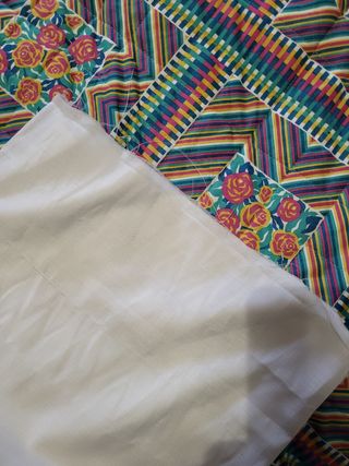 Tenda lunga bianca 
