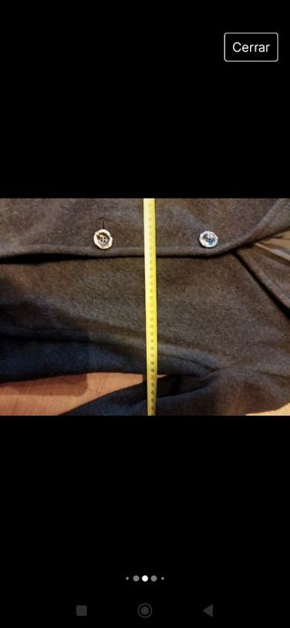 Abrigo d-due lana verde