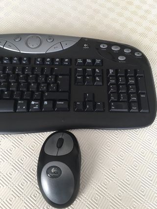 Teclado y raton Logitech inalambricos