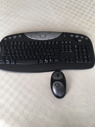 Teclado y raton Logitech inalambricos