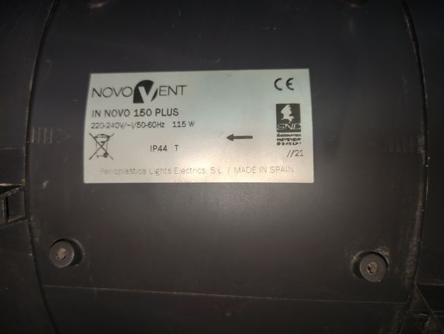 Extractor para conducto 150 mm In novo 150 Plus