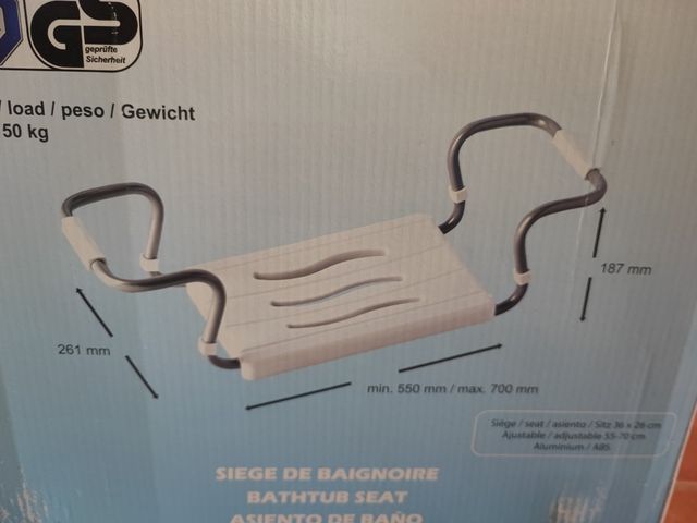Asiento minusválidos para bañera