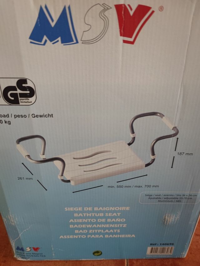 Asiento minusválidos para bañera