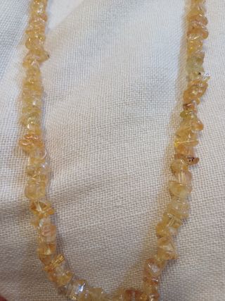 Collana in quarzo citrino