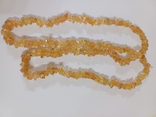 Collana in quarzo citrino