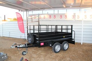 Remolque doble eje con freno