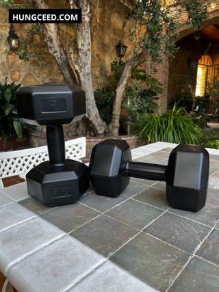 Pareja 5kg mancuernas pesas gimnasio casa
