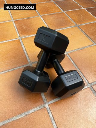 Pareja 5kg mancuernas pesas gimnasio casa