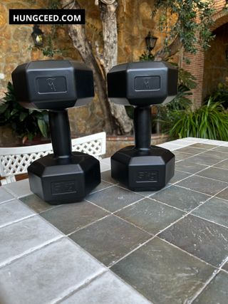 Pareja 5kg mancuernas pesas gimnasio casa