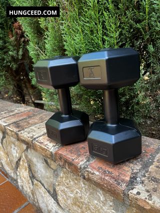 Pareja 5kg mancuernas pesas gimnasio casa