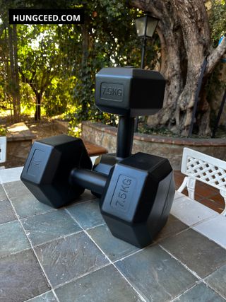 Pareja 7,5 kg mancuernas pesas crossfit gym