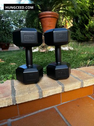 Pareja 7,5 kg mancuernas pesas crossfit gym