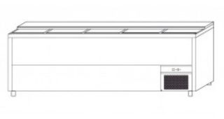 Botellero INOXIDABLE 2,50 metros 5 puertas